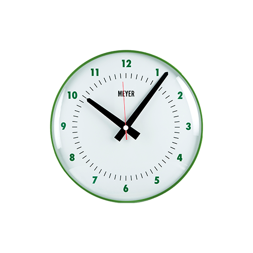 Modern Green Clock